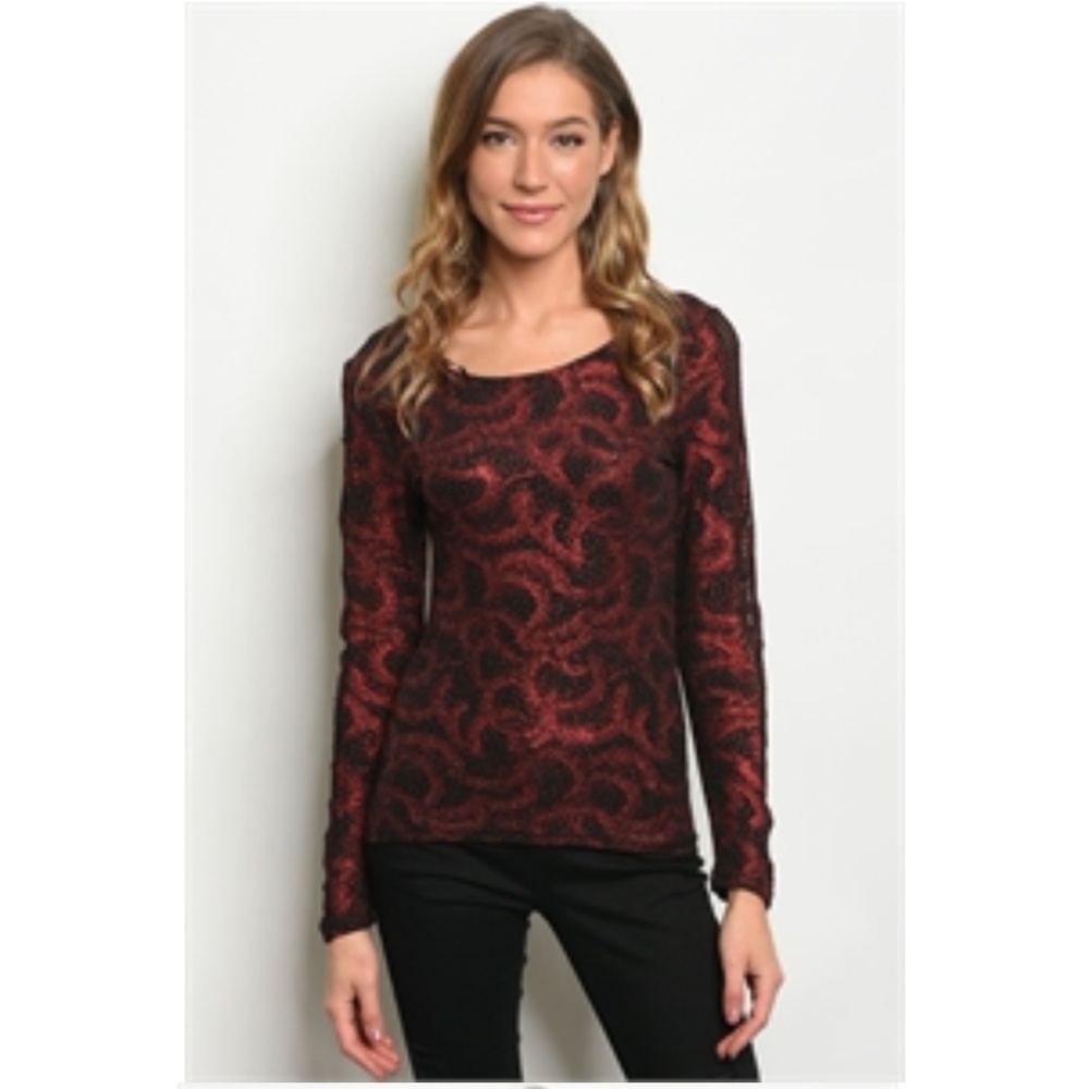 Red & Black Top - Picture 8 of 8